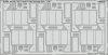 Eduard 36500 Sd. Kfz. 251/1 Ausf. C side stowage bins ACADEMY 1/35
